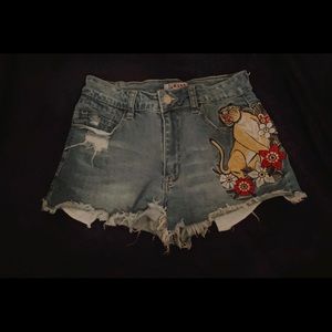 Jean shorts